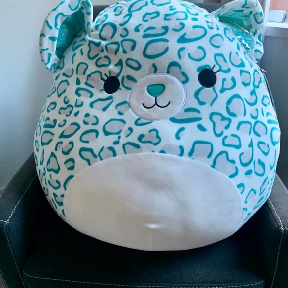 teal cheetah squishmallow